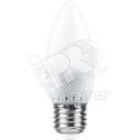 Лампа светодиодная LED 5вт E27 теплый матовая свеча (SBC3705)
