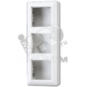 Коробка 3 поста накладная белая (AS583AWW)